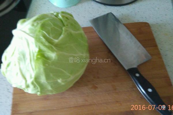 凉拌卷心菜的做法图解1