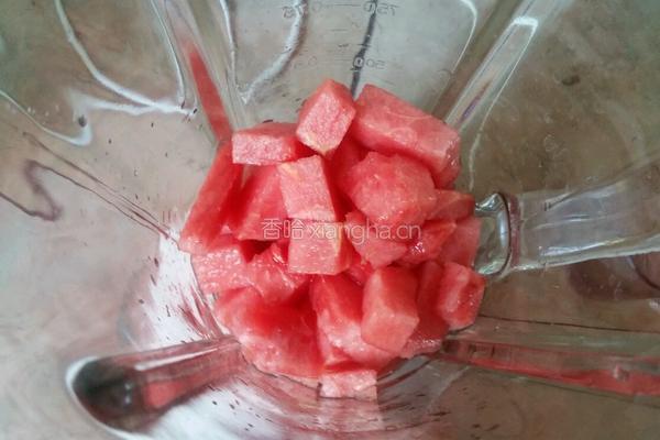 兰香子西瓜汁的做法图解4