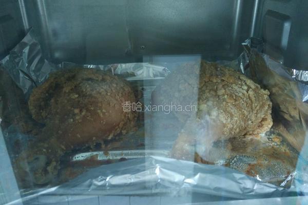 无油香酥烤鸡腿的做法图解3