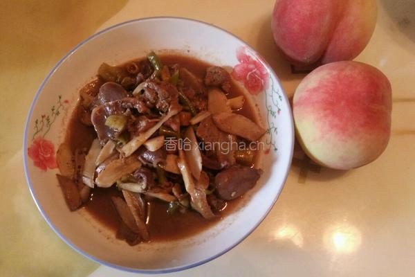 泡椒炒鹅杂的做法图解8