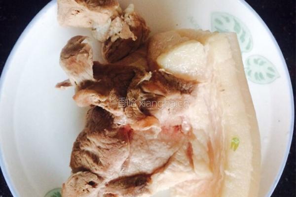 青椒回锅肉的做法图解4