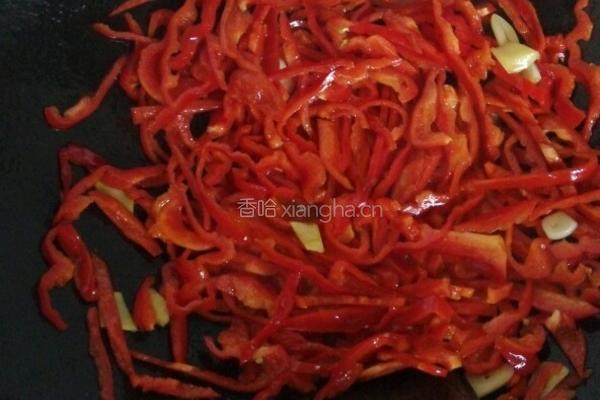 红椒炒肉的做法图解6