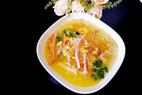 火腿虾仁白萝卜汤#年夜饭的做法图解7
