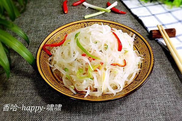 清炒白萝卜的做法图解8