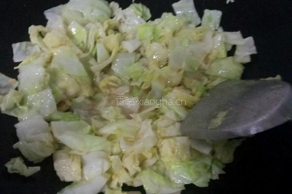 豆酱包菜的做法图解6