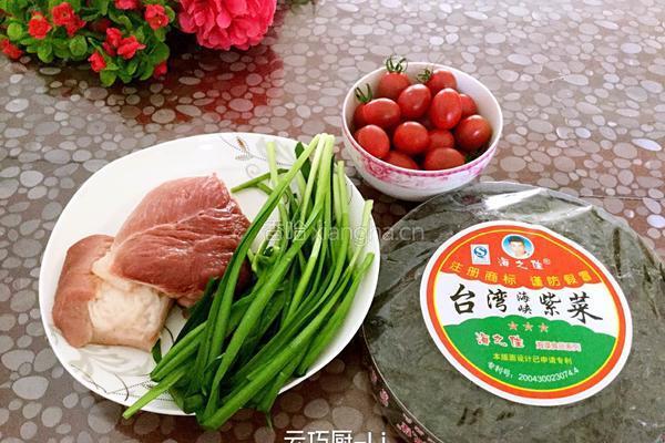 圣女果肉丸汤的做法图解1