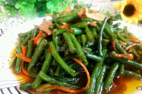 肉片炒豇豆角的做法图解6