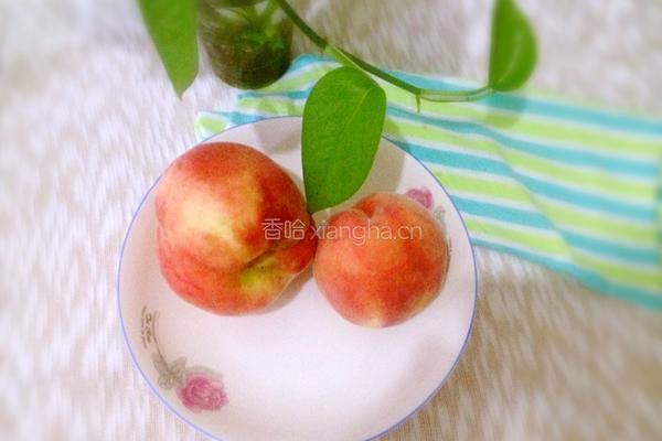 蜜桃罐头的做法图解1