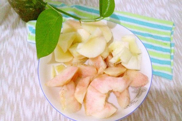 蜜桃罐头的做法图解3