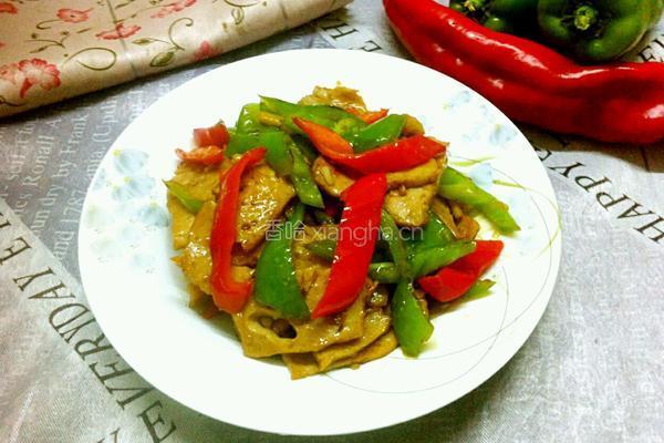 彩椒炒肉卷的做法图解9