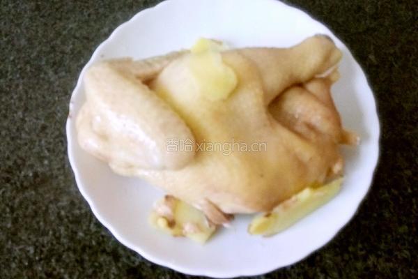 红葱头蒸鸡的做法图解3