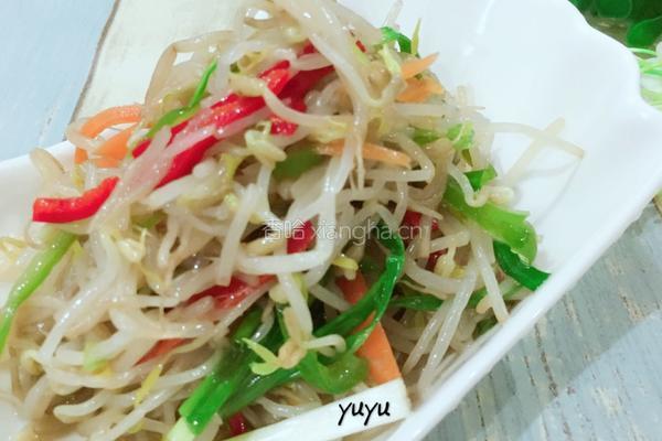 凉拌豆芽菜的做法图解7