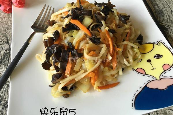 卷心菜炒面的做法图解8