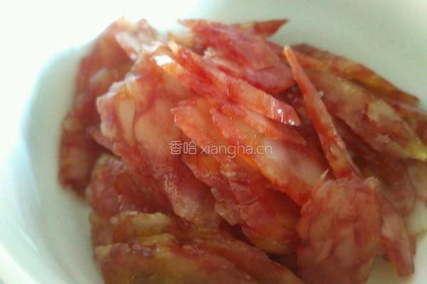 懒人腊肠饭的做法图解1