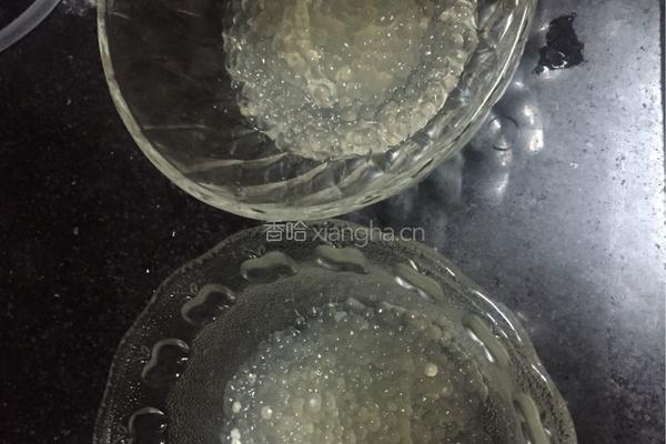 椰汁芒果西米露的做法图解5