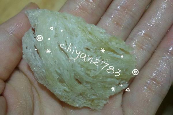 枸杞冰糖燕窝的做法图解1