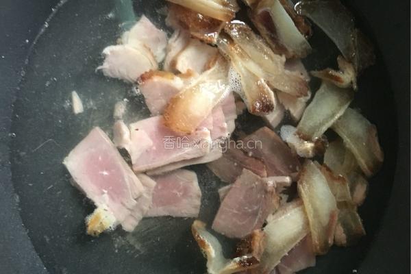 彩椒炒腊肉的做法图解3