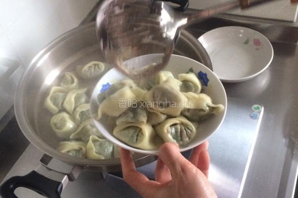 韭菜肉馅馄饨的做法图解7