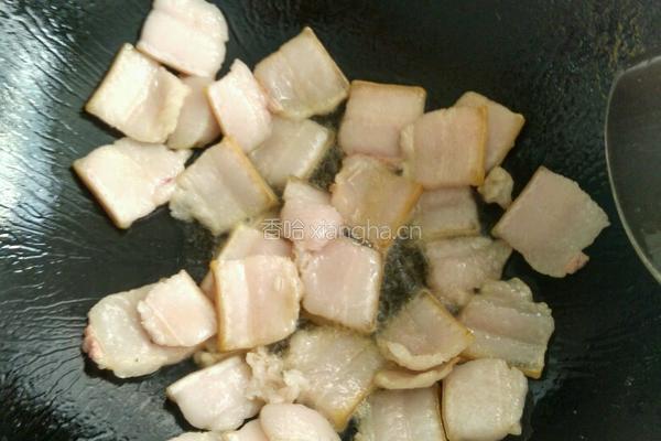 农家炒肉的做法图解4