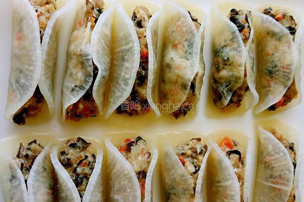 三鲜萝卜卷的做法图解12