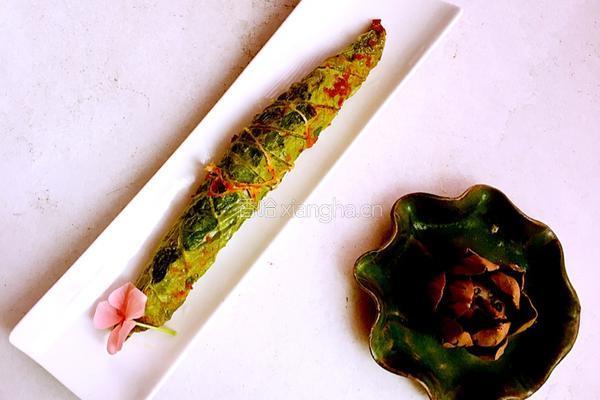 香煎嫩荷叶卷肉