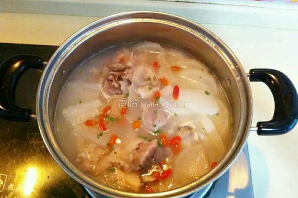 白萝卜炖筒子骨的做法图解11