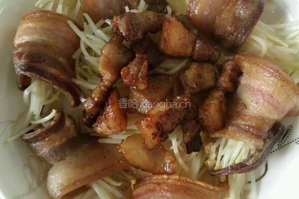 腊味豆芽卷的做法图解11