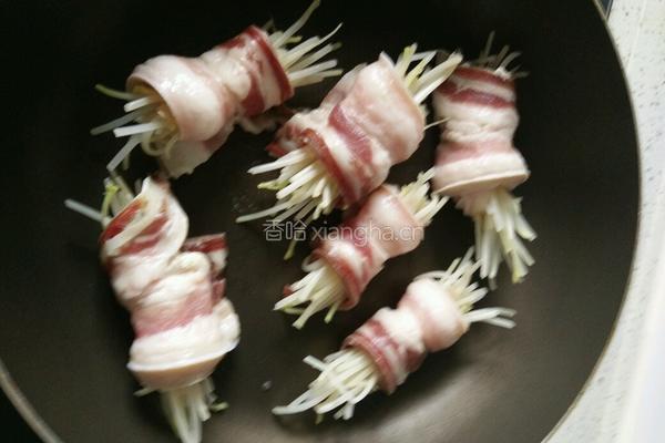 腊味豆芽卷的做法图解8