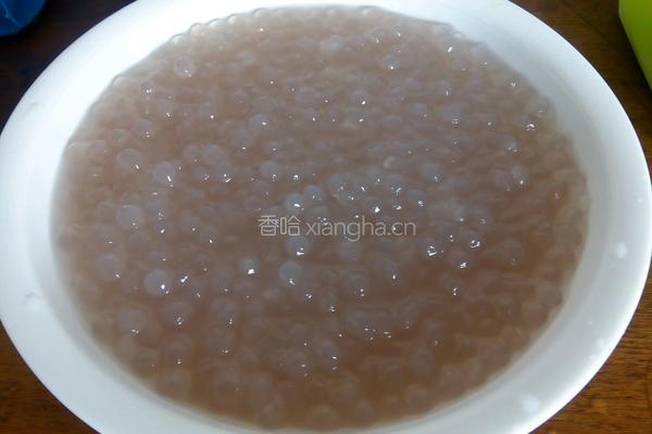 西瓜牛奶西米露的做法图解6