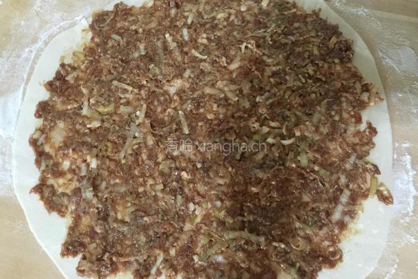羊肉大葱肉饼的做法图解7