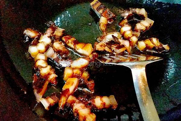 卷心菜泡菜炒年糕的做法图解7