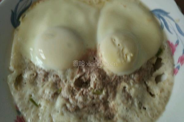 肉蛋羹的做法图解7