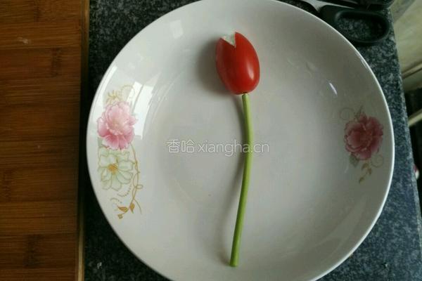 圣女果郁金香～母爱版的做法图解3