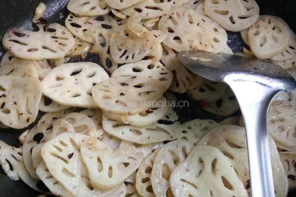 豆鼓炒莲藕的做法图解6
