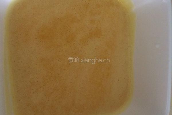 ，鲜橙汁蓝莓马芬蛋糕。的做法图解3