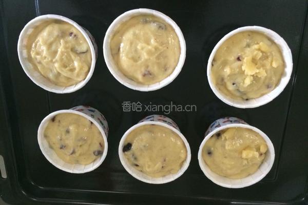 ，鲜橙汁蓝莓马芬蛋糕。的做法图解14