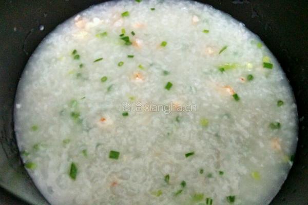 鲜虾粥的做法图解5