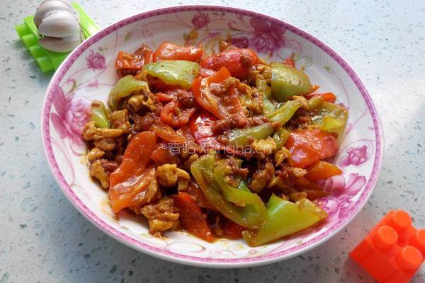 彩椒酱鸡蛋的做法图解10
