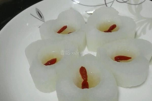 白萝卜翡翠爱心盅的做法图解8