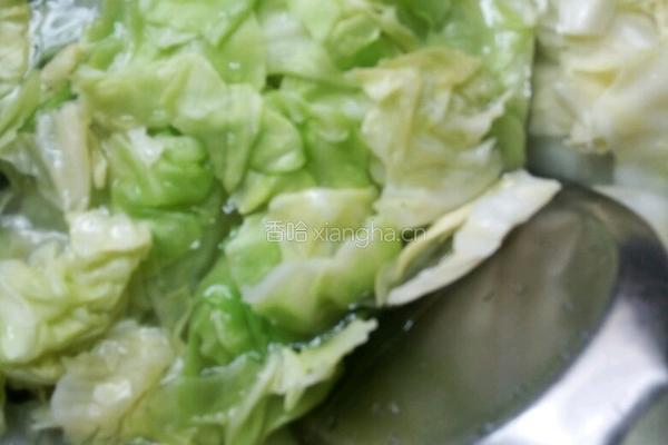 辣炝卷心菜的做法图解2