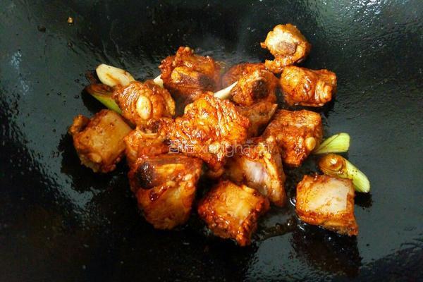 彩椒土豆烧排骨的做法图解9