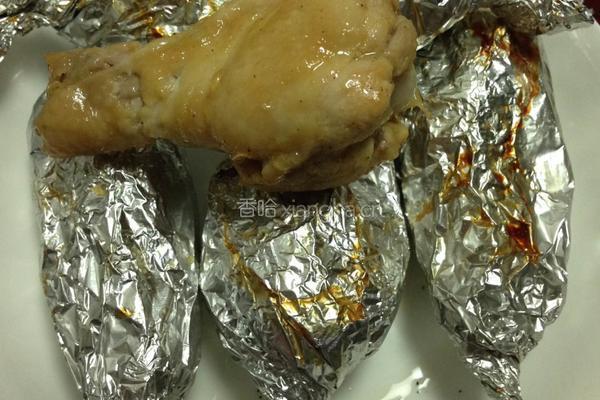 锡纸烤鸡翅根 孩子的最爱的做法图解4
