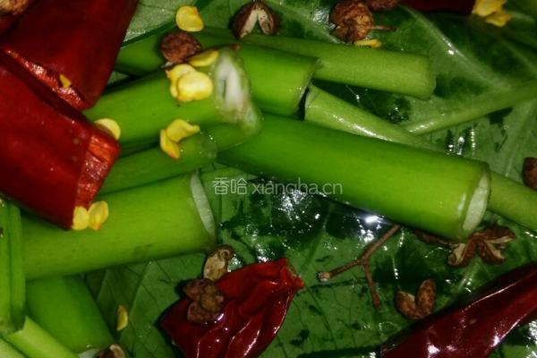 炒空心菜的做法图解5