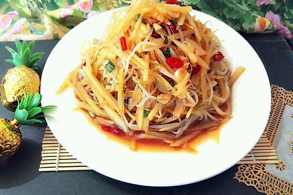 绿豆芽拌土豆丝的做法图解11
