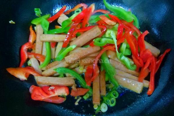 彩椒炒午餐肉的做法图解6