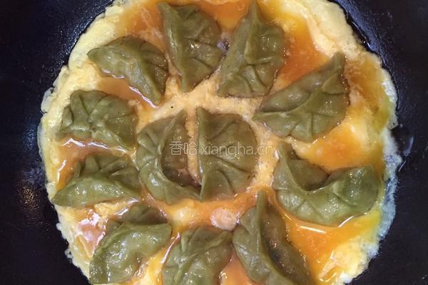 蛋包卷心菜饺子的做法图解9