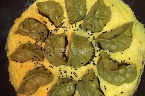 蛋包卷心菜饺子的做法图解10
