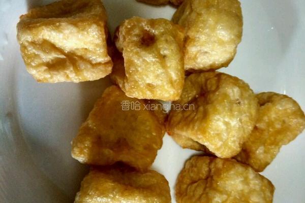 煎焖酿豆腐泡的做法图解1
