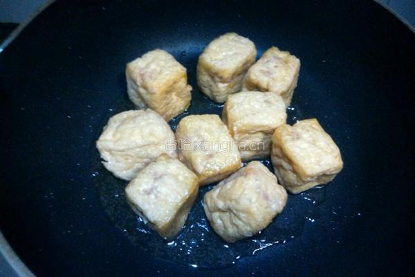 煎焖酿豆腐泡的做法图解5