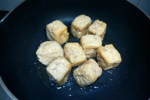 煎焖酿豆腐泡的做法图解6